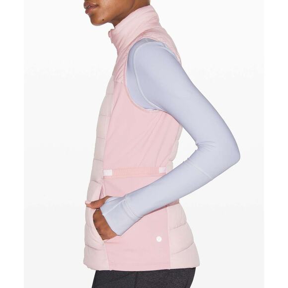 Lululemon Down For It All Vest - 2 - Porcelain Pink - Picture 4 of 5
